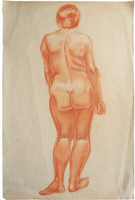 Павлов Семён Андреевич. Натурщица со спины 